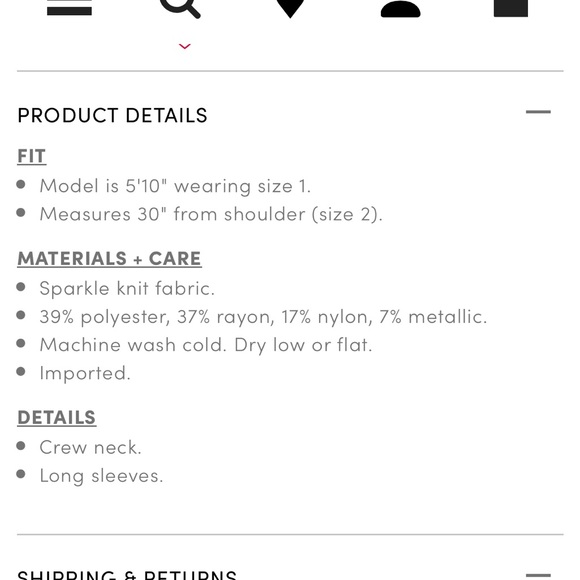 NWT TORRID SPARKLE KNIT DROP SHOULDER SHIRRED SLEEVE TOP 🔥🔥🔥🔥 - Picture 6 of 10